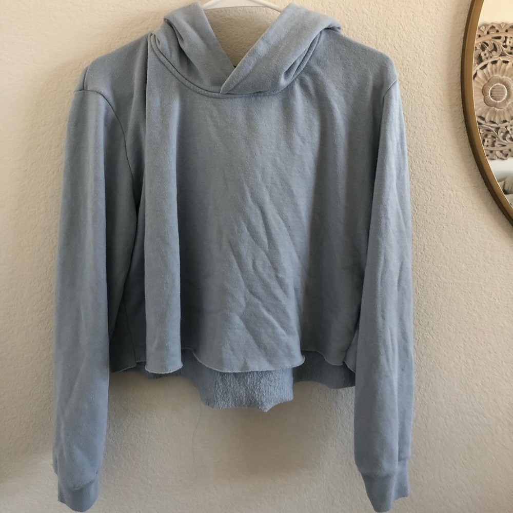 Light blue hoodie